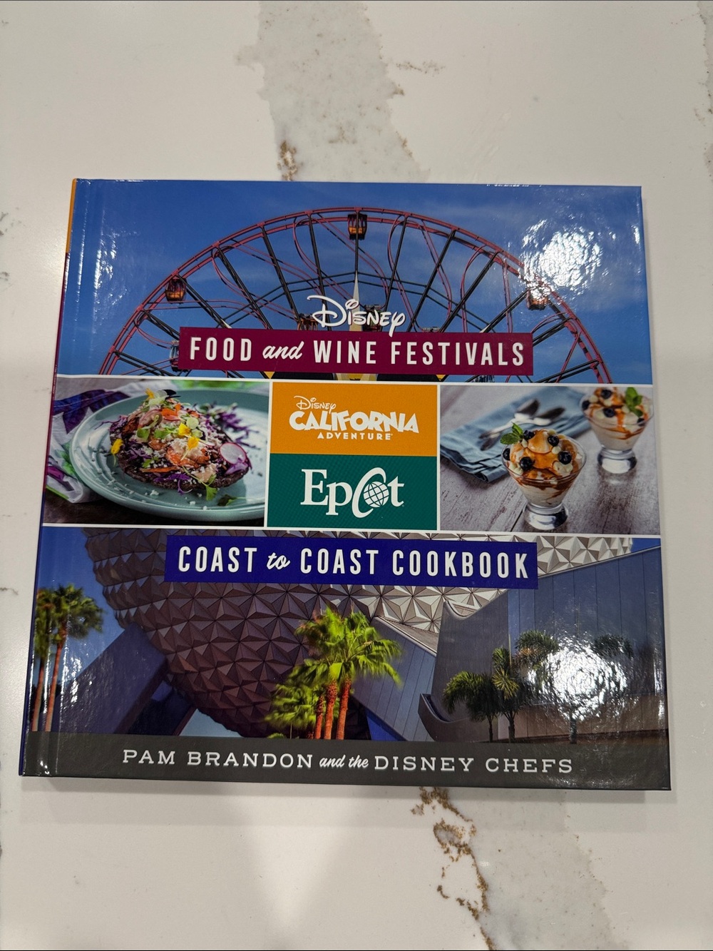 Disney Blue and White Coast to Coast Cookbook - Food and Wine Festivals